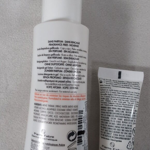 Avene Set Tolerance Extremely Gentle Cleanser 100ml 3.3 Soothing Radiance Mask - Picture 6 of 9